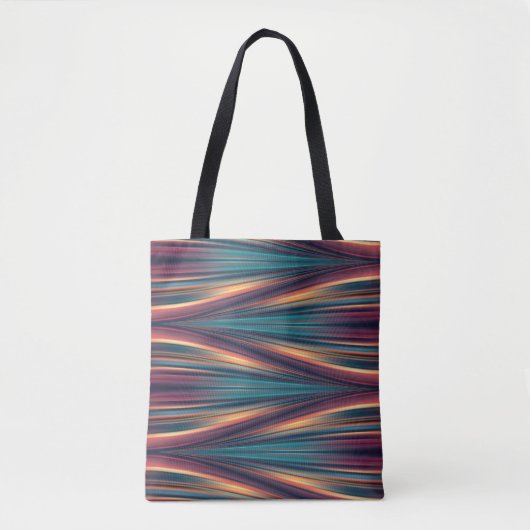 Nahtloses Farbstrommuster auf Totte-Tasche Tasche (Vorderseite)