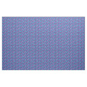 Nahtloses, flaches Muster mit Doodle-Fischen Stoff (Yard (91,4 cm))