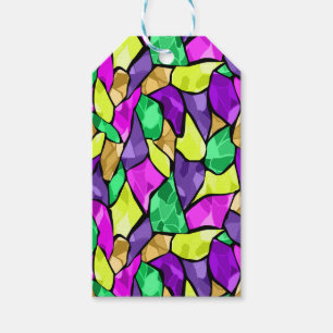 Nahtloses Fliesenmosaik kaleidoscope abstrakt mode Geschenkanhänger