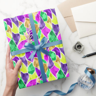 Nahtloses Fliesenmosaik kaleidoscope abstrakt mode Geschenkpapier