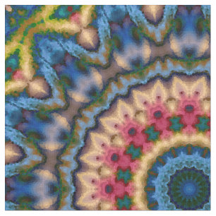 Nahtloses Fliesenmosaik kaleidoscope abstrakt mode Stoff