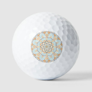 Nahtloses Fliesenmuster: dekoratives, vielseitiges Golfball
