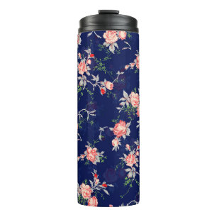 Nahtloses florales Designblume,abstrakt,florales, Thermosbecher