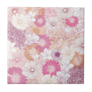 Nahtloses Florales Fliese