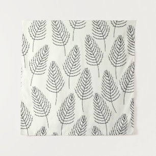 Nahtloses florales natürliches abstraktes vintage  wandteppich