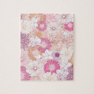 Nahtloses Florales  Puzzle