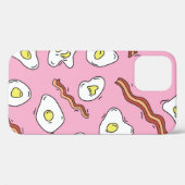 Nahtloses Frühstücksbuffet mit frittierten Eiern u Case-Mate iPhone Hülle (Rückseite (Horizontal))