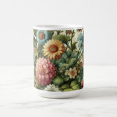 Nahtloses Gartendesign Kaffeetasse (Mittel)