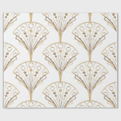 Nahtloses Gatsby-Design Geschenkpapier (Flach)