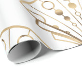 Nahtloses Gatsby-Design Geschenkpapier (Rolleneckpunkt)
