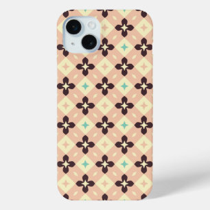 Nahtloses geometrisches Blumenmuster Case-Mate iPhone Hülle