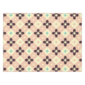 Nahtloses geometrisches Blumenmuster Tischdecke (Vorderseite (Horizontal))