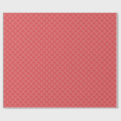 Nahtloses geometrisches Design: roter Diamant Geschenkpapier (Flach)