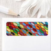 Nahtloses geometrisches mehrfarbiges Kettenmuster (Insitu)