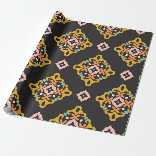 Nahtloses geometrisches Muster. Abstraktes Texturd Geschenkpapier (Ungerollt)