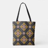 Nahtloses geometrisches Muster. Abstraktes Texturd Tasche (Rückseite)