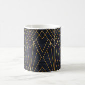 Nahtloses geometrisches Muster auf Papiertextur. A Kaffeetasse (Mittel)