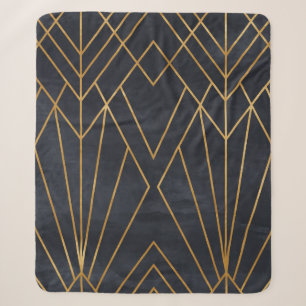 Nahtloses geometrisches Muster auf Papiertextur. A Sherpadecke