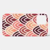 Nahtloses geometrisches Muster auf Papiertextur Case-Mate iPhone Hülle (Rückseite (Horizontal))