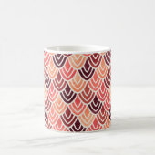 Nahtloses geometrisches Muster auf Papiertextur Kaffeetasse (Mittel)