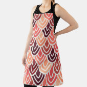 Nahtloses geometrisches Muster auf Papiertextur Schürze (InSitu)