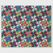 Nahtloses geometrisches Muster Geschenkpapier (Flach)