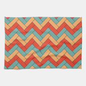 Nahtloses geometrisches Muster Geschirrtuch (Horizontal)