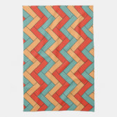 Nahtloses geometrisches Muster Geschirrtuch (Vertikal)