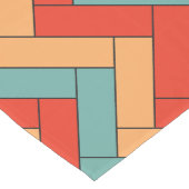 Nahtloses geometrisches Muster Großer Tischläufer (Ecke)