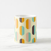 Nahtloses geometrisches Muster im Retro-Stil Kaffeetasse (Mittel)