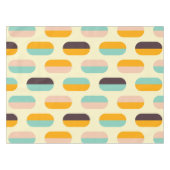 Nahtloses geometrisches Muster in Retro-Optik Tischdecke (Vorderseite (Horizontal))