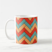 Nahtloses geometrisches Muster Kaffeetasse (Links)