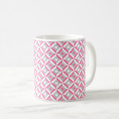 Nahtloses geometrisches Muster Kaffeetasse (VorderseiteRechts)