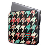 Nahtloses geometrisches Muster. Klassischer Hunden Laptopschutzhülle (Vorderseite Links)