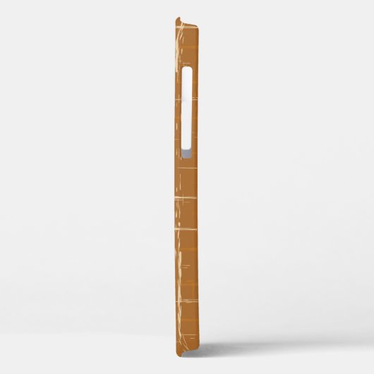 Nahtloses geometrisches Muster mit abstrakter Pins Case-Mate iPhone Hülle (Rückseite / Links)