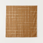 Nahtloses geometrisches Muster mit abstrakter Pins Wandteppich (Vorderseite (Horizontal))