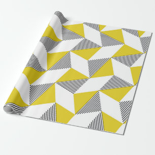 Nahtloses geometrisches Muster mit Dreiecken, Rhom Geschenkpapier
