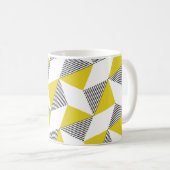 Nahtloses geometrisches Muster mit Dreiecken, rhom Kaffeetasse (VorderseiteRechts)