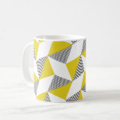Nahtloses geometrisches Muster mit Dreiecken, rhom Kaffeetasse (Vorderseite Links)