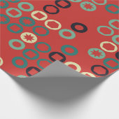 Nahtloses geometrisches Muster mit farbigen Elemen Geschenkpapier (Ecke)