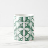 Nahtloses geometrisches Muster mit Polygone Kaffeetasse (Mittel)