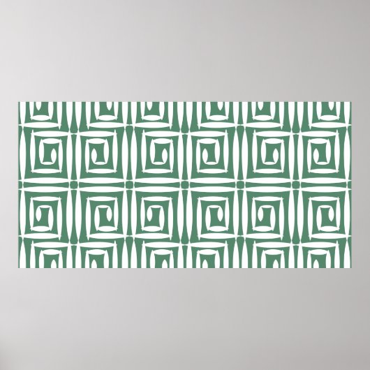 Nahtloses geometrisches Muster mit Polygone Poster (Vorne)