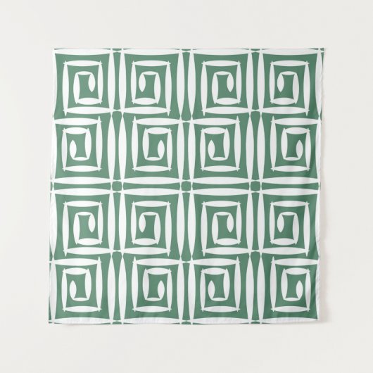 Nahtloses geometrisches Muster mit Polygone Wandteppich (Vorderseite)