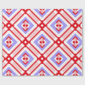 Nahtloses geometrisches Muster mit Quadraten Geschenkpapier (Flach)