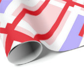 Nahtloses geometrisches Muster mit Quadraten Geschenkpapier (Rolleneckpunkt)
