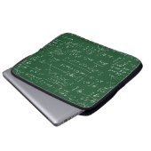 Nahtloses geometrisches Muster mit Trigonometrie Laptopschutzhülle (Vorne Knopf)