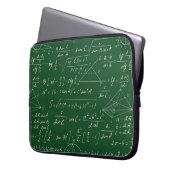 Nahtloses geometrisches Muster mit Trigonometrie Laptopschutzhülle (Vorderseite Links)