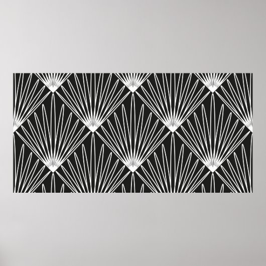 Nahtloses geometrisches Muster Poster (Vorne)