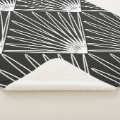 Nahtloses geometrisches Muster Sherpadecke (3/4)