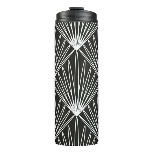 Nahtloses geometrisches Muster Thermosbecher (Vorderseite)